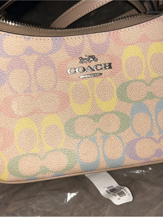 Coach Pastel Signature Canvas Terri Bag